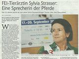 Presseartikel Dr. med. vet. Sylvia Strasser